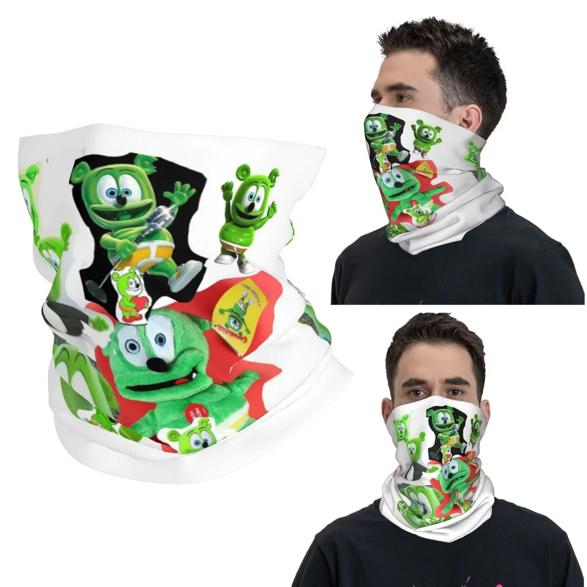 

Gummibar (Gummmy Bear) Бандана, гетры с принтом, шарф, универсальный велосипедный шарф, спорт на открытом воздухе