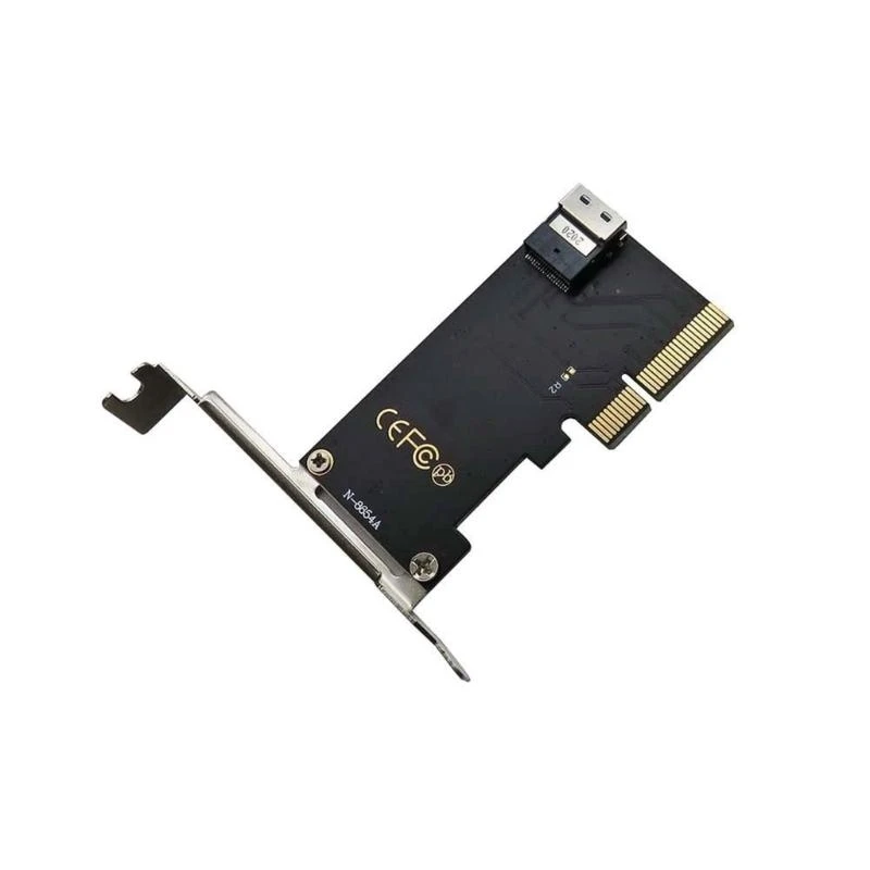 

Mineboard PCIe 4X до SFF8654 Адаптерная карта с половиной высоты перегородки