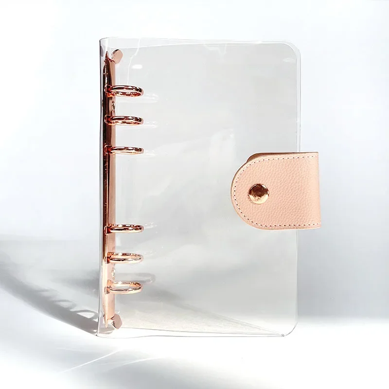 A6 Rose Gold Loose Leaft Binder Only Cover Notebook Cover Diary Agenda Planner Paper Cover School Stationery