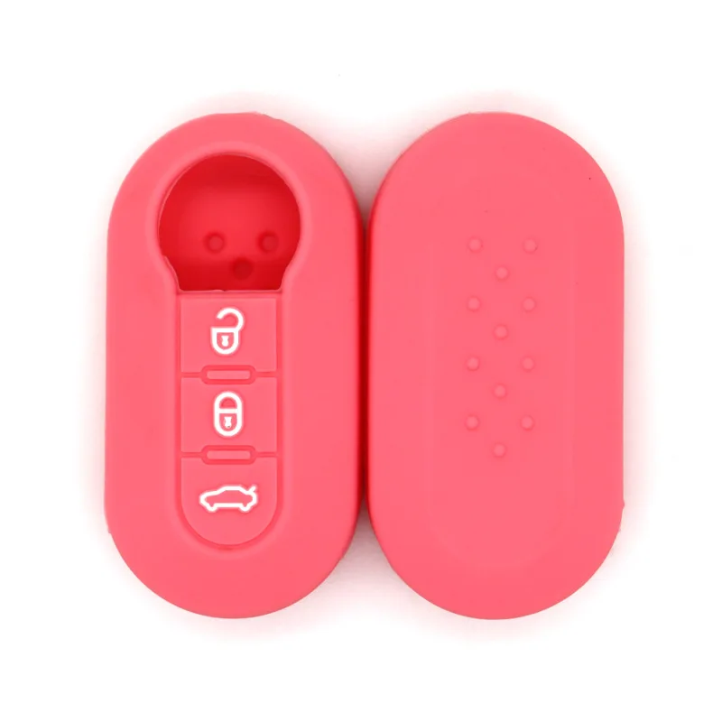 

Fall-proof key cover, suitable for Fiat 500 Bravo, Iveco Wolfson car key bag, remote control silicone key bag