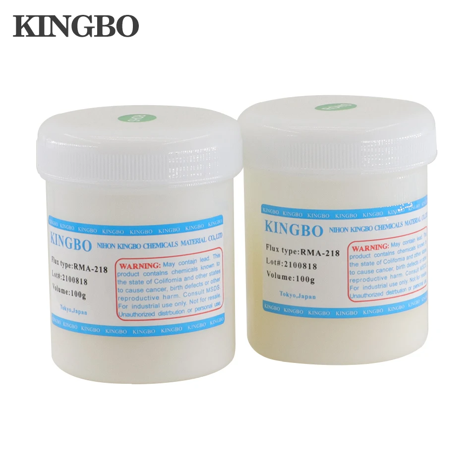 KINGBO RMA-218 BGA Solder Flux Paste Solder 100g for SMT Reballing