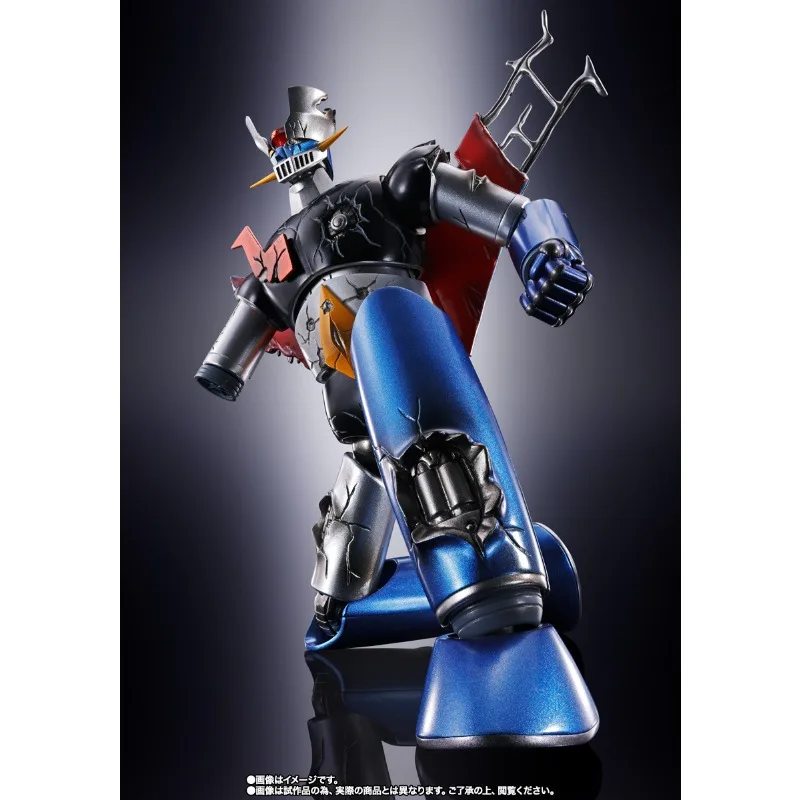 오리지널 반다이 재고 있음 SOUL OF CHOGOKIN GX-105D Mazinger Z -KAKUMEI SHINKA- DAMAGE VERSION 애니메이션 액션 피규어 장난감 모델 키드