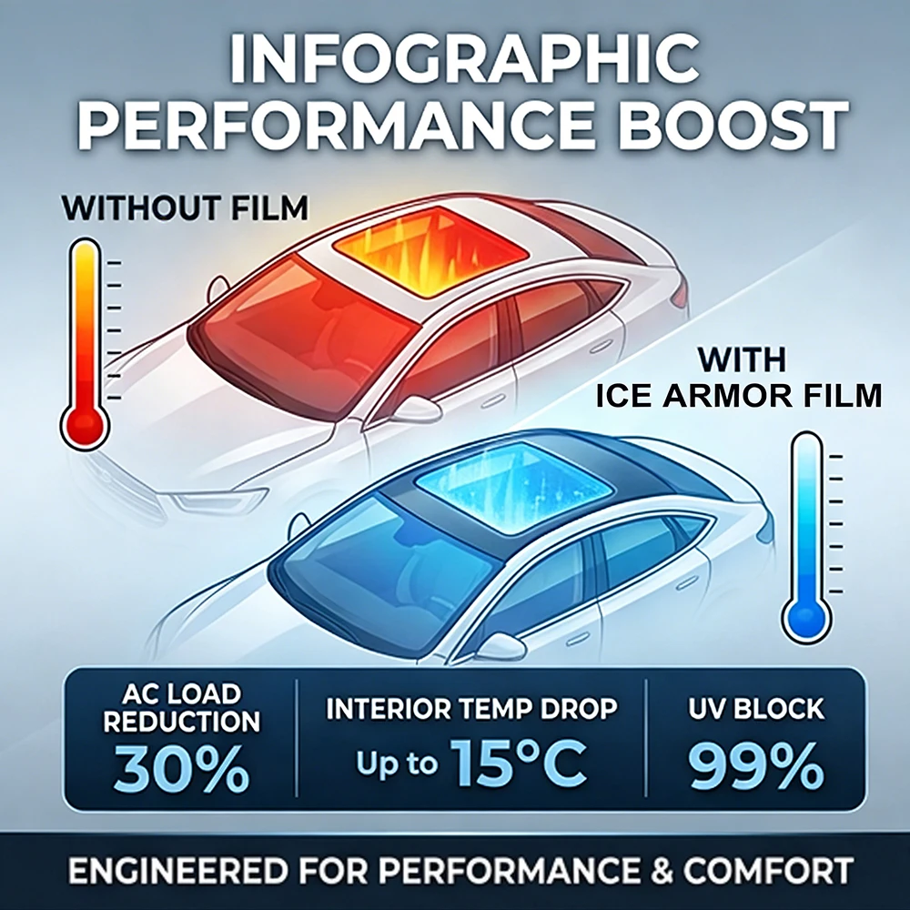 Car Sunroof Skylight Film for - Anti Blue Light Film ulasan dan harga