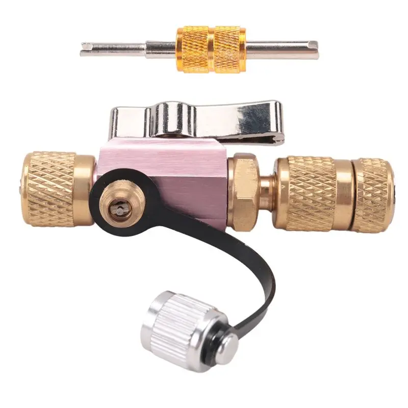 

Инструмент для снятия сердечника клапана BHTS для бытовой техники с кондиционерами, с ключом для клапанов, для систем ОВКВ, подключение 5/16 дюйма