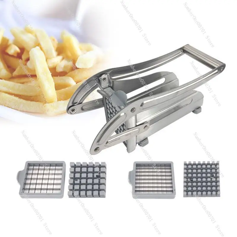 Stainless Steel Vegetable Cutter,Potato Cucumber Slicer French Fry Cutter Kitchen Tool