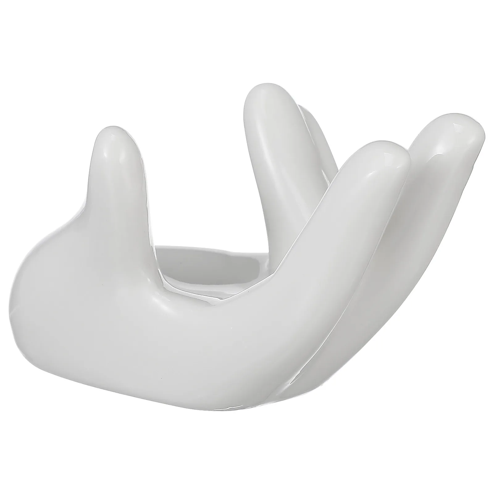 

1 шт. высококачественная керамическая подставка для украшений, уникальная форма, элегантный декор для дома, украшение для рабочего стола, реквизит для фотосъемки, держатель для ювелирных изделий