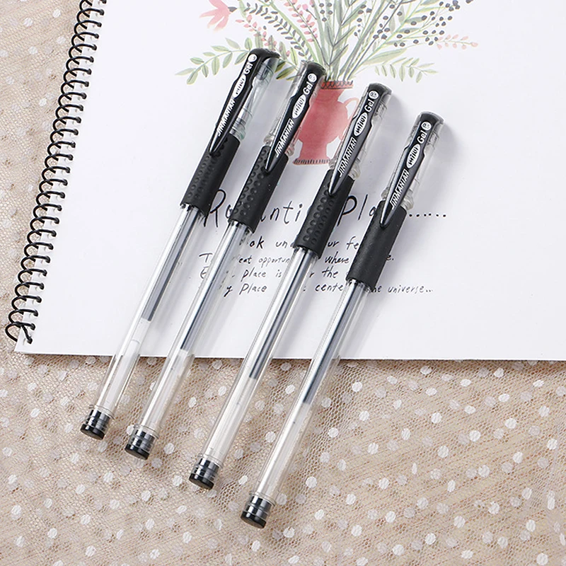 10Pcs 0.5mm Gel Pen Set Black Blue Red Ink Color Ballpoint Pen Writing Tool Students Office Stationery School Supplies