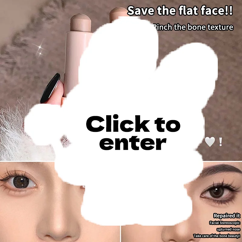 Moisturizing Matte Concealer Contour Stick Smooth Lasting 3D Nose Shadow Waterproof Face Highlight Brighten Contour Makeup