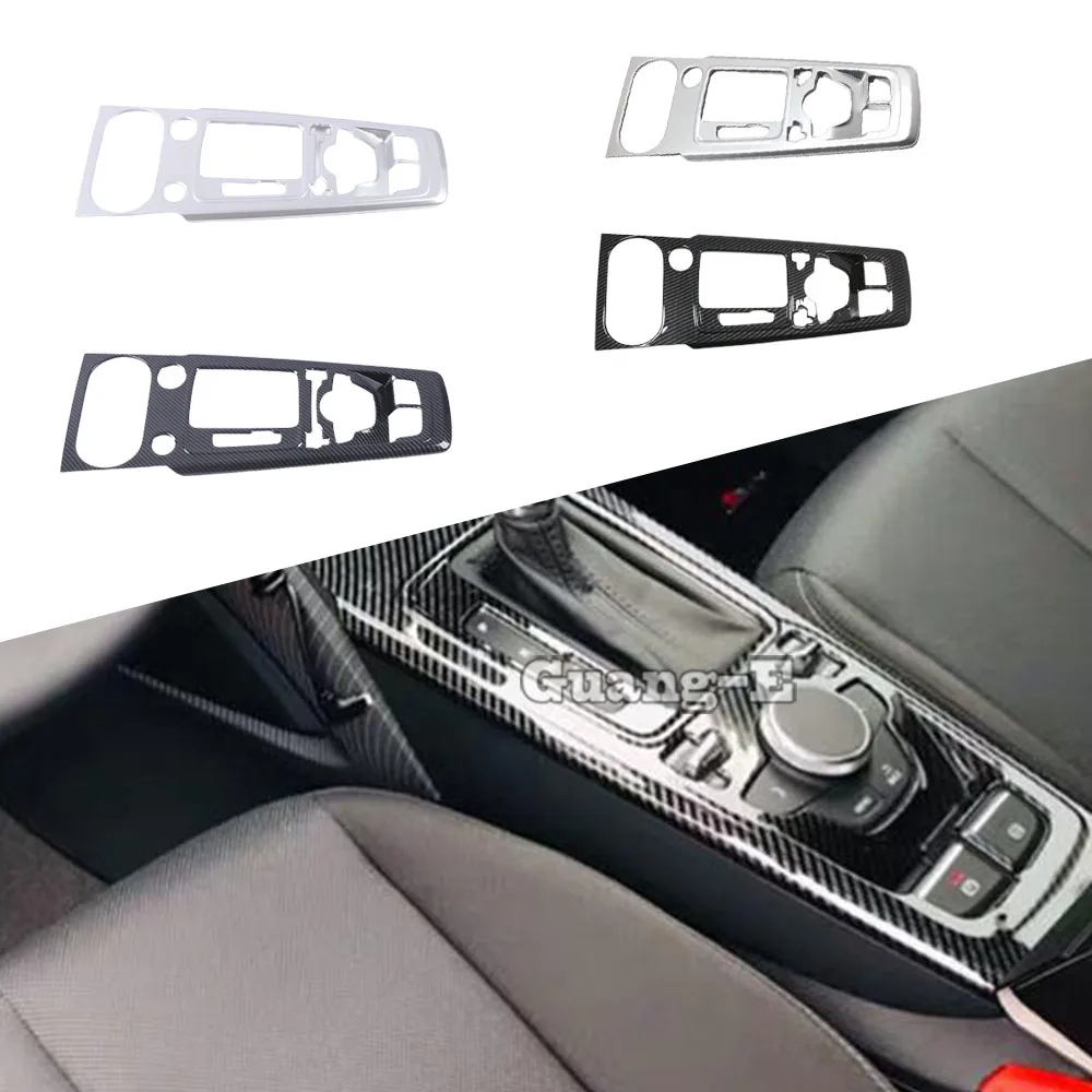 For Audi Q2 Q2L 2018 2019 2020 2021 2022 Cover Sticker Inside Inner Middle Shift Stall Paddle Cup Switch Frame Lamp Trim 1PCs