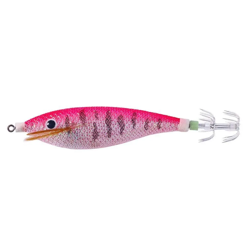 Long Distance Wood Shrimps Lures Luminous Simulation Luminous Squid Jig Artificial High Quality Octopus Lure Bass Fishing