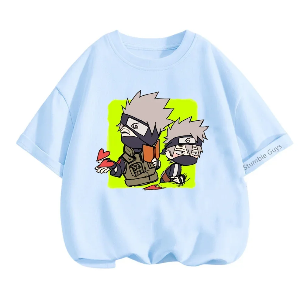 Japanese Anime Narutos Boys Clothes General Summer Casual Short Sleeve Oversized T Shirt Role Play T Shirt 3d Printed T Shirt