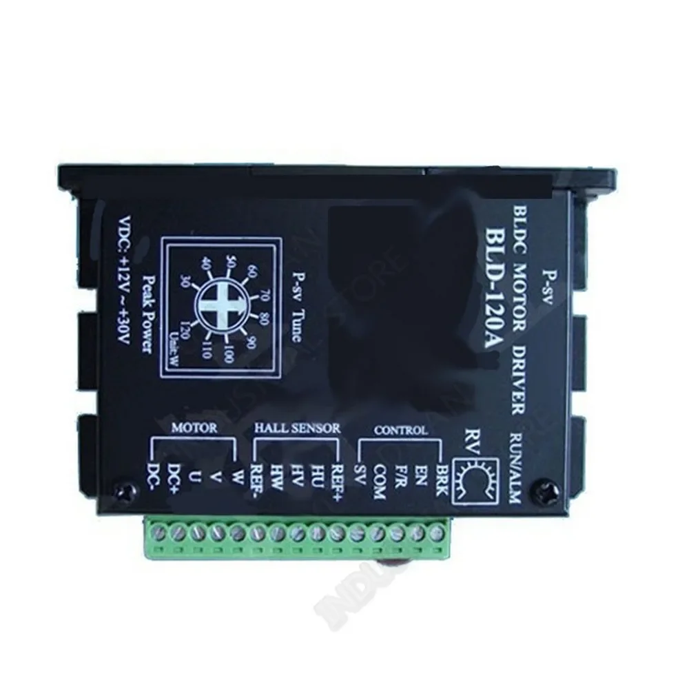 12V 24V BLDC Driver Hall drive 8A Controller  Adjustable speed PWM For 80W 100W 120W Brushless Motor 3PH