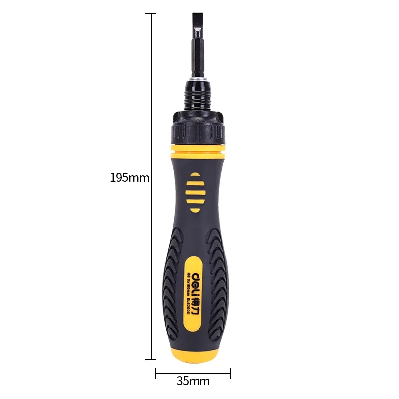 Dismountable Ratchet Dual Purpose Phillips Slotted Screwdriver Multifunction Screwdriver Household Appliances Repair Hand Tools