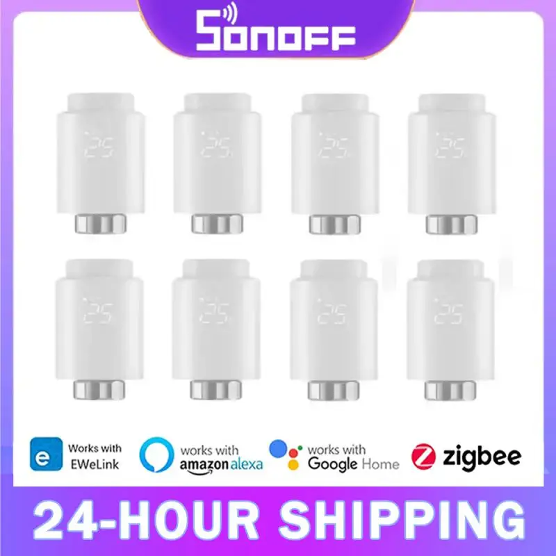 SONOFF TRV Zigbee Thermostatic Radiator Valve TRVZB Smart Temperature Control Work With Alexa Google Smartthings ZHA MQTT