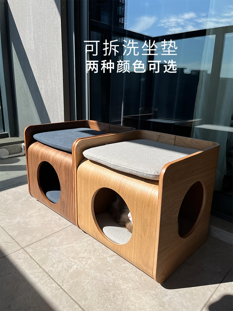 The product can be customized.Cat Nest Cat tree Cat Cabinet Cat Jumping Platform Solid Wood Cat Bed Removable