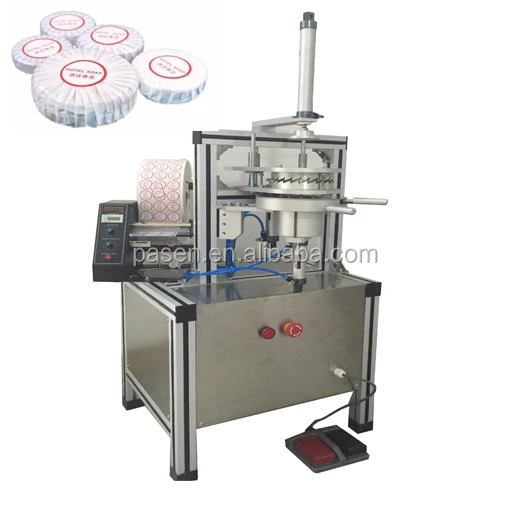 

Best Selling Toilet Soap Packaging Wrapping Machine Round Pearl Film Soap Wrapper Price