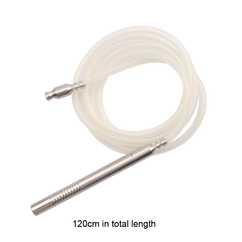 Titanium 50ml suction pumping handle rubber hose suction converter set fast shipping