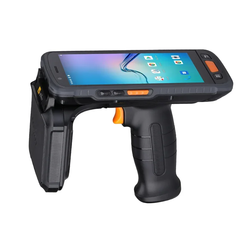 Factory Price Rugged PDA Barcode Scanner Pistol Grip Handheld RFID Pda Mobile 4G Android PDA With UHF RFID Reader V9000S