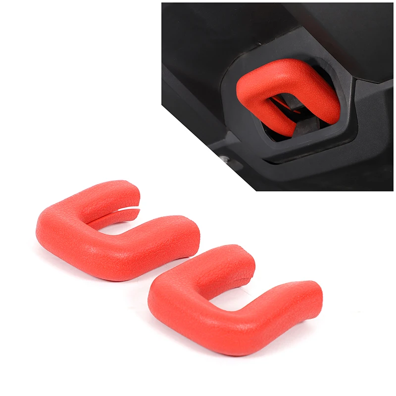 

Front Tow Hook Cap Towing Eye Protective Cover Rubber Bumper Tow Hook Cover Car Accessories For Nissan Frontier D41 2022-2026