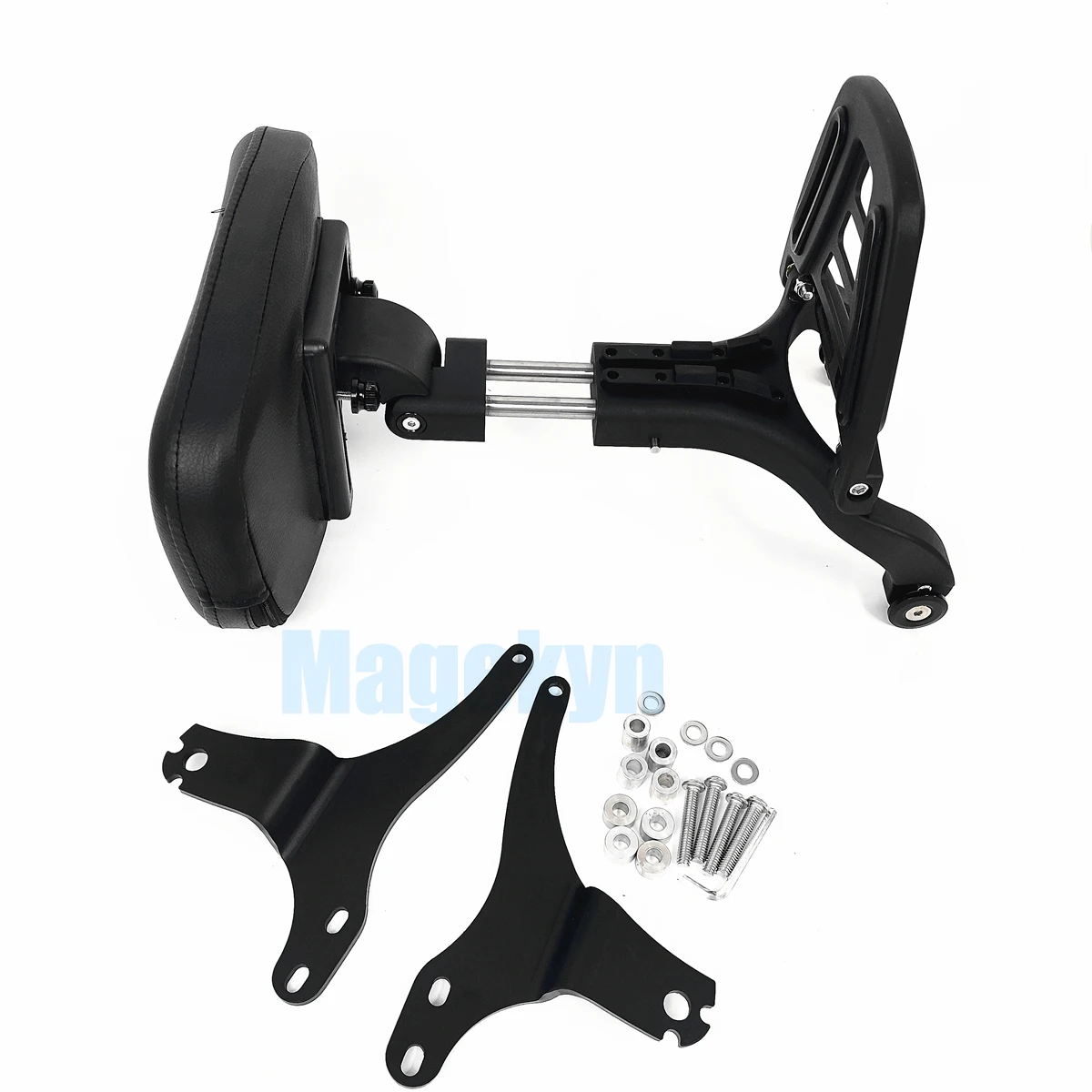 Passenger Folding Backrest Sissy Bar Sissybar Back rest for Harley 1997-2008 Road King Street Glide Electra Ultra Touring CVO