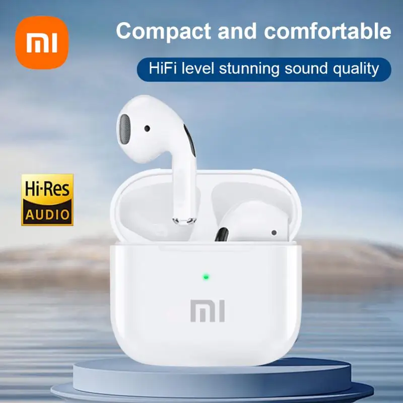 Mijia Xiaomi Air Pro4 TWS Bluetooth Earphone 9D Stereo Wireless Headphone In-Ear HiFi Earbud HandsFree Headset With Microphone