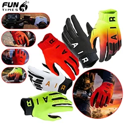 AIR 6 Colors Men Motorcycle Gloves Touch Screen Mountain Bike Mtb Gloves Full Finger Motocross Racing Protective Gloves