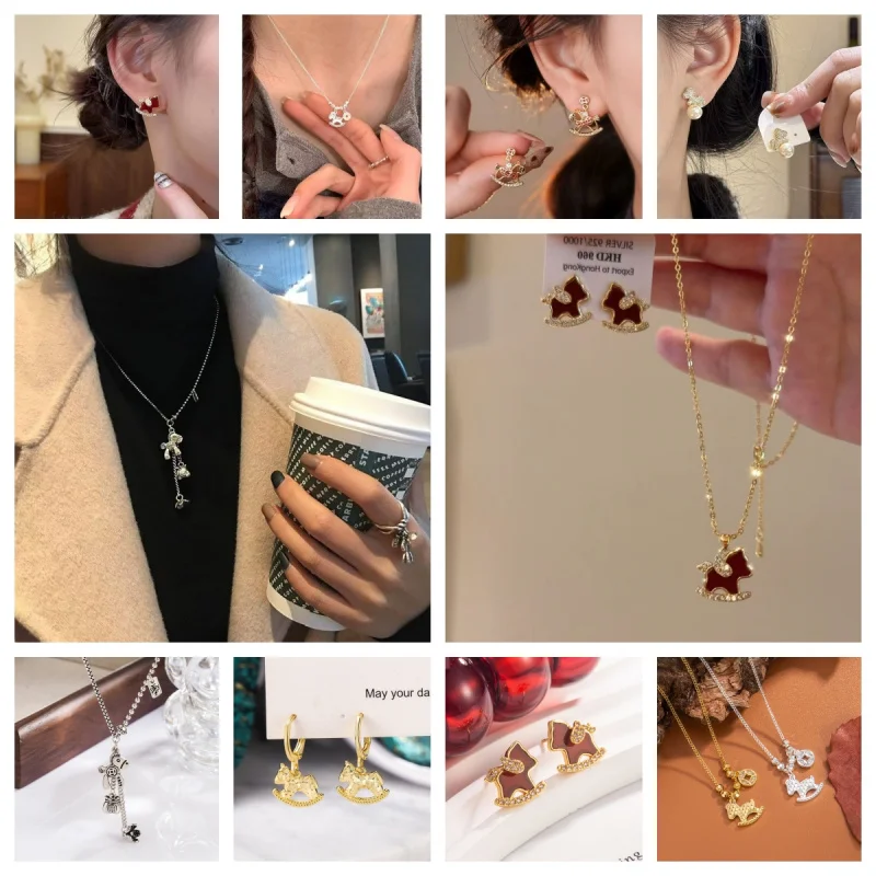 

Новый модный ювелирный набор 2026 года «Лошадь» — простой дизайн «Клевер», стиль для вечеринок, подчеркивающий индивидуальность. Это — г