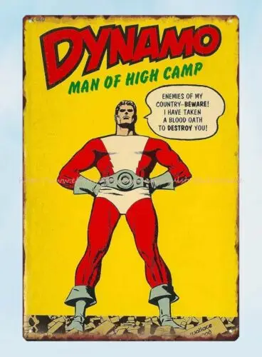 purchase art SUPERHERO dynamo thunder agents comic metal tin sign