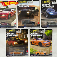 Original Hot Wheels Car Model Fast & Furious Series HNW46-L Toyota Subaru Nissan Collection Alloy Custom Model Ornament Gifts