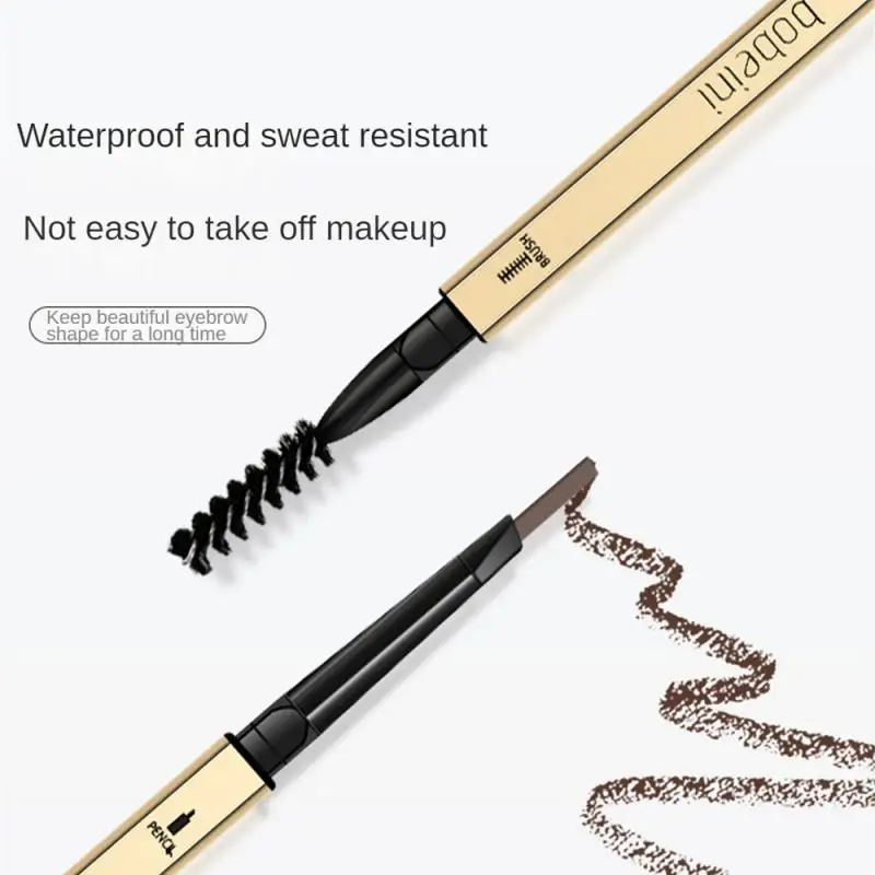 Natural Eyebrow Pencil Durable Easy To Use Sweatproof Double Ended Waterproof Eyebrow Long-lasting Makeup Precise Lasting Beauty