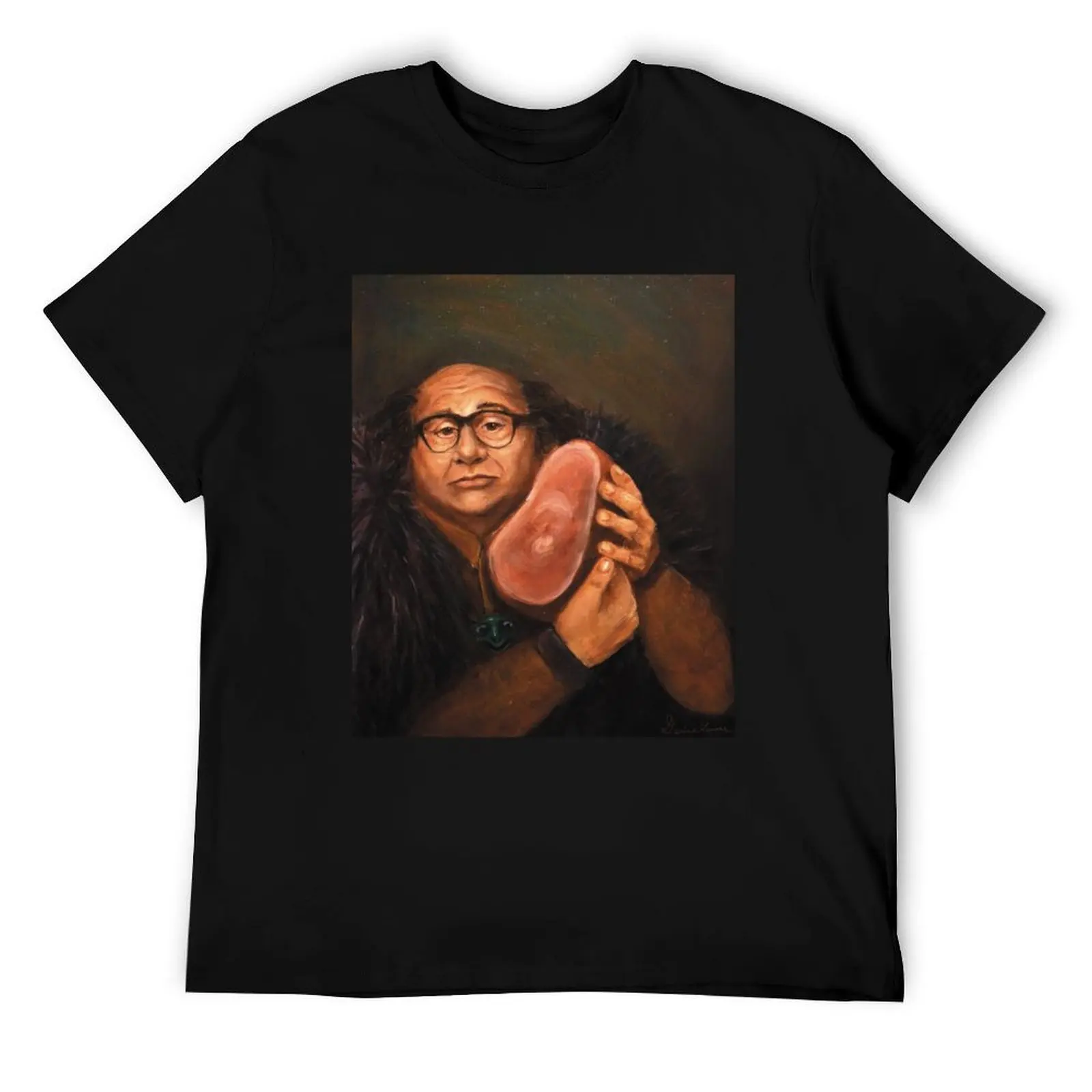 

Danny Devito and his Beloved Ham T-Shirt t shirts for man graphic tees t shirts designer T-Shirt