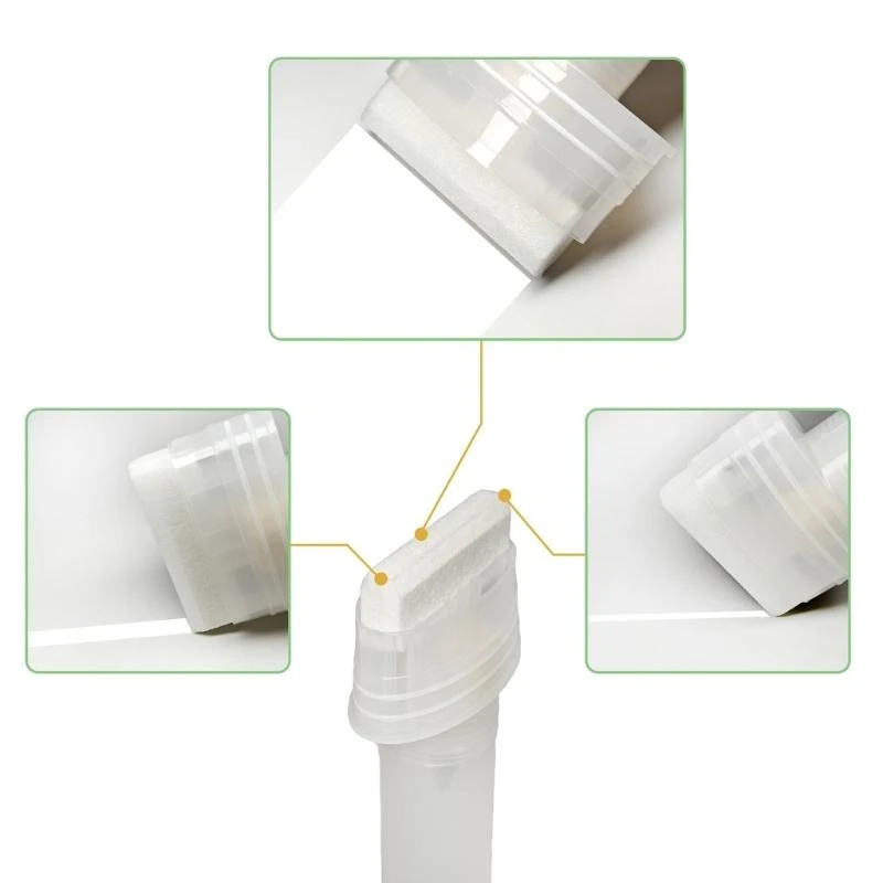 U75B Clear Refillable Plastic Paint Marker Empty Plastic Marker 50mm Empty Marker