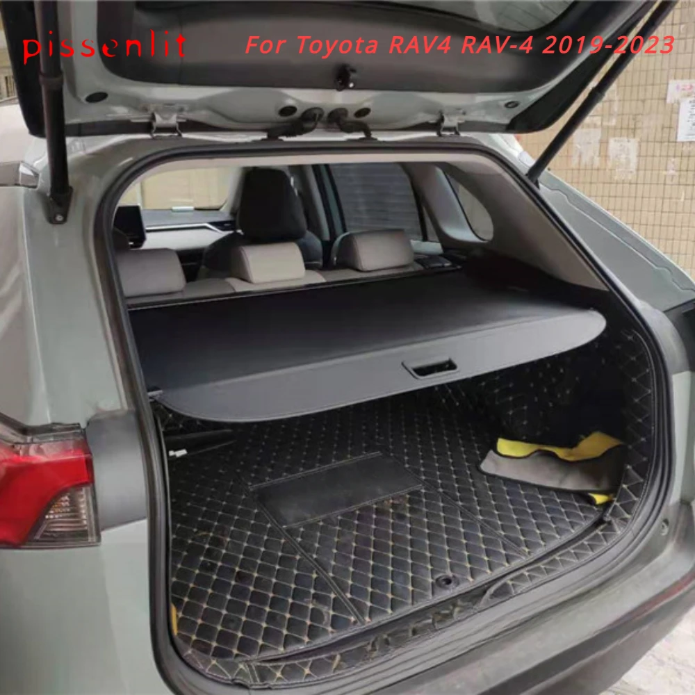 Trunk Cargo Cover For Toyota RAV4 RAV-4 2019-2023 Security Shield Rear Luggage Curtain Partition Privacy Car Accessories