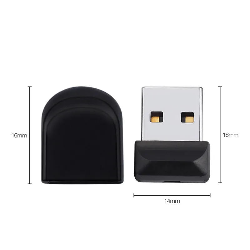 Super Mini USB Flash Drive Waterproof Pendrive 64GB 32GB 16GB 8GB 4GB Real Capacity USB 2.0 Memory Stick Thumbdrive