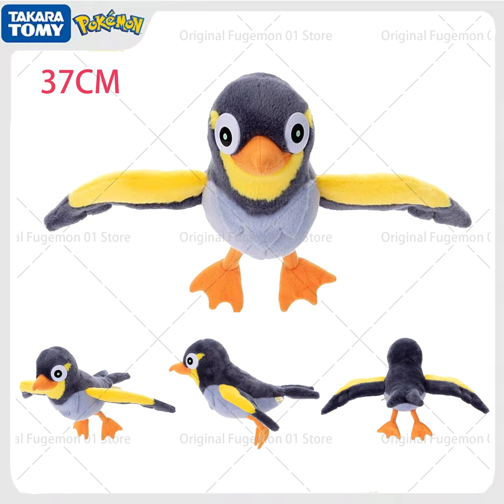 Original Takara Tomy Pokemon peluche Kawaii Sprigatito Vaporeon Pawmi Clodsire Animal relleno juguete almohada niños regalo de cumpleaños