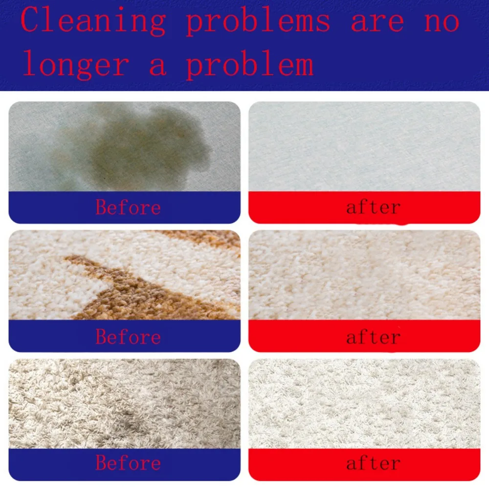 Fabric Carpet Sofa Cleaner Dry Cleaning Decontamination Household Free Washing Cloth Artifact Cleaning Mattress Wall Covering