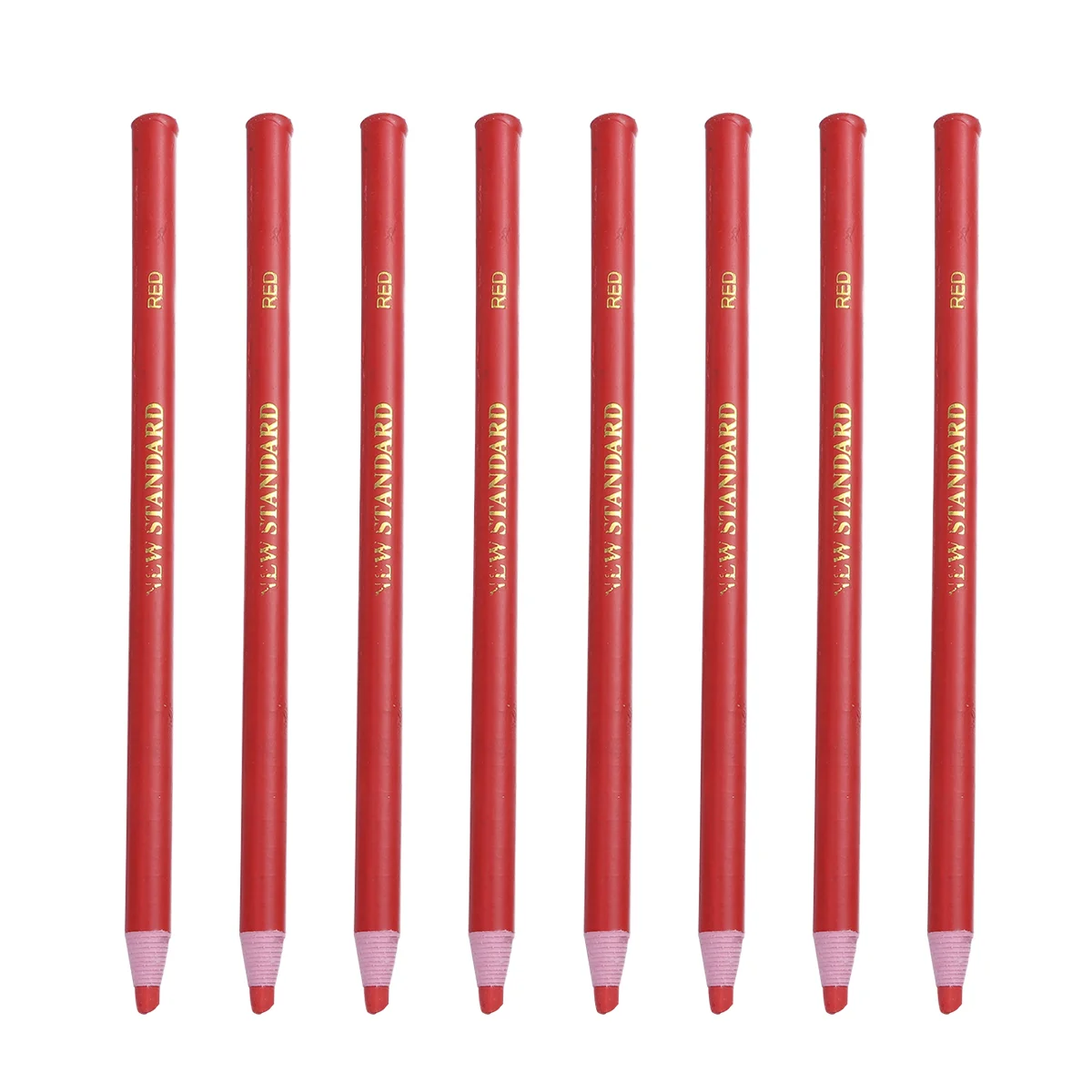 

12 PCS Pen Red China Marker Pencil Grease Wide Mdark Disappearing Ink Peel-Off Peelable
