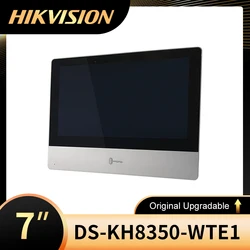 Originele Hikvision DS-KH8350-WTE1 Kh8 Serie Binnenstation 7-Inch Kleurrijke Ips Touchscreen Indoor Monitor Poe Video Intercom