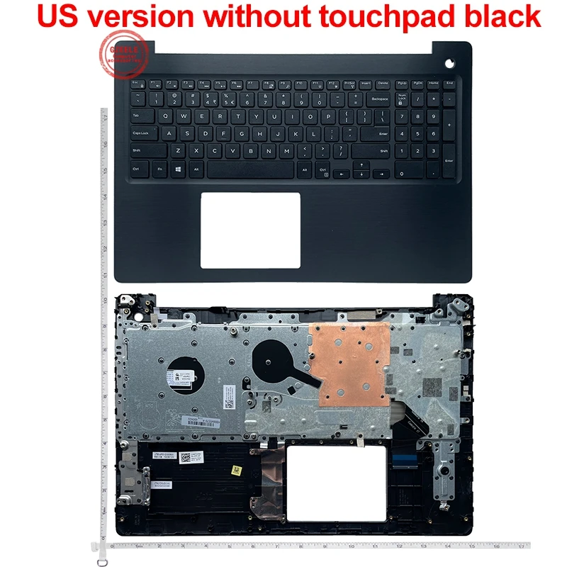 

New Palmrest top case cover for Dell Inspiron 15 5000 5570 5575 laptop C shell with keyboard with backlight silver