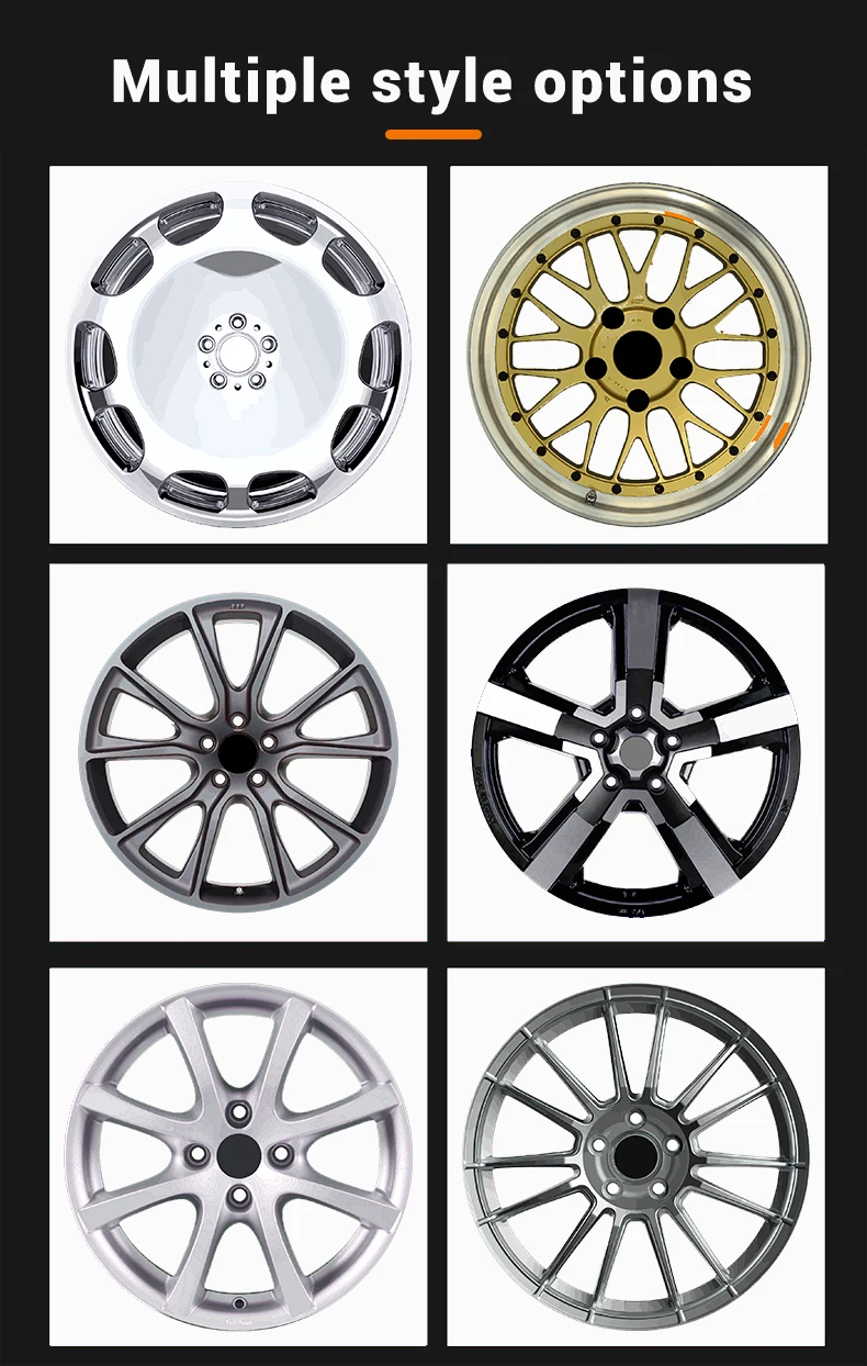 

to replace alloy passenger car wheels 20-22 inch sporty forged aluminum alloy wheels with black finish,