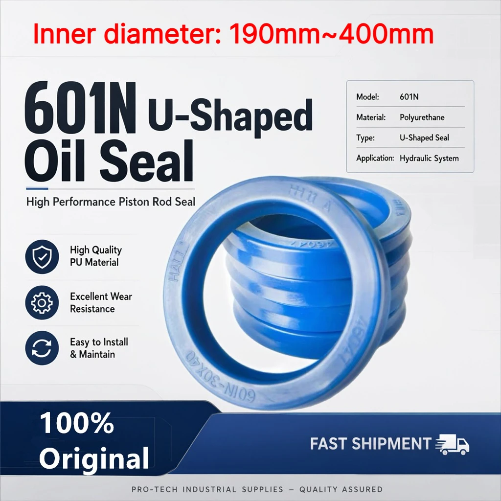 601N U-shaped Piston Rod/piston Oil Seal (ID:190mm~400mm) Engineering/Agricultural Machinery Forklifts, Etc Hydraulic Cylinder