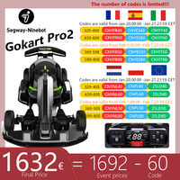 EU Stock Ninebot By Segway Gokart Pro 2 Upgraded Version 63V 432Wh Battery 43KM/H Speed Go Kart Electric Self Balance Scooter