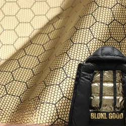 Honeycomb Graphene Cloth Heat Storage Down Jacket Anti Running Hair Special Inner Anti Drilling Hair Inner Liner Lining Fabric