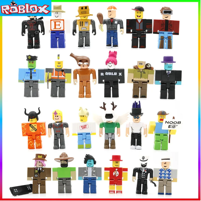 24PC Figure/Movement Robot New Product Roblox 2.5-3 Inch Virtual Doll Dolls In Various Styles Virtual World Collectibles