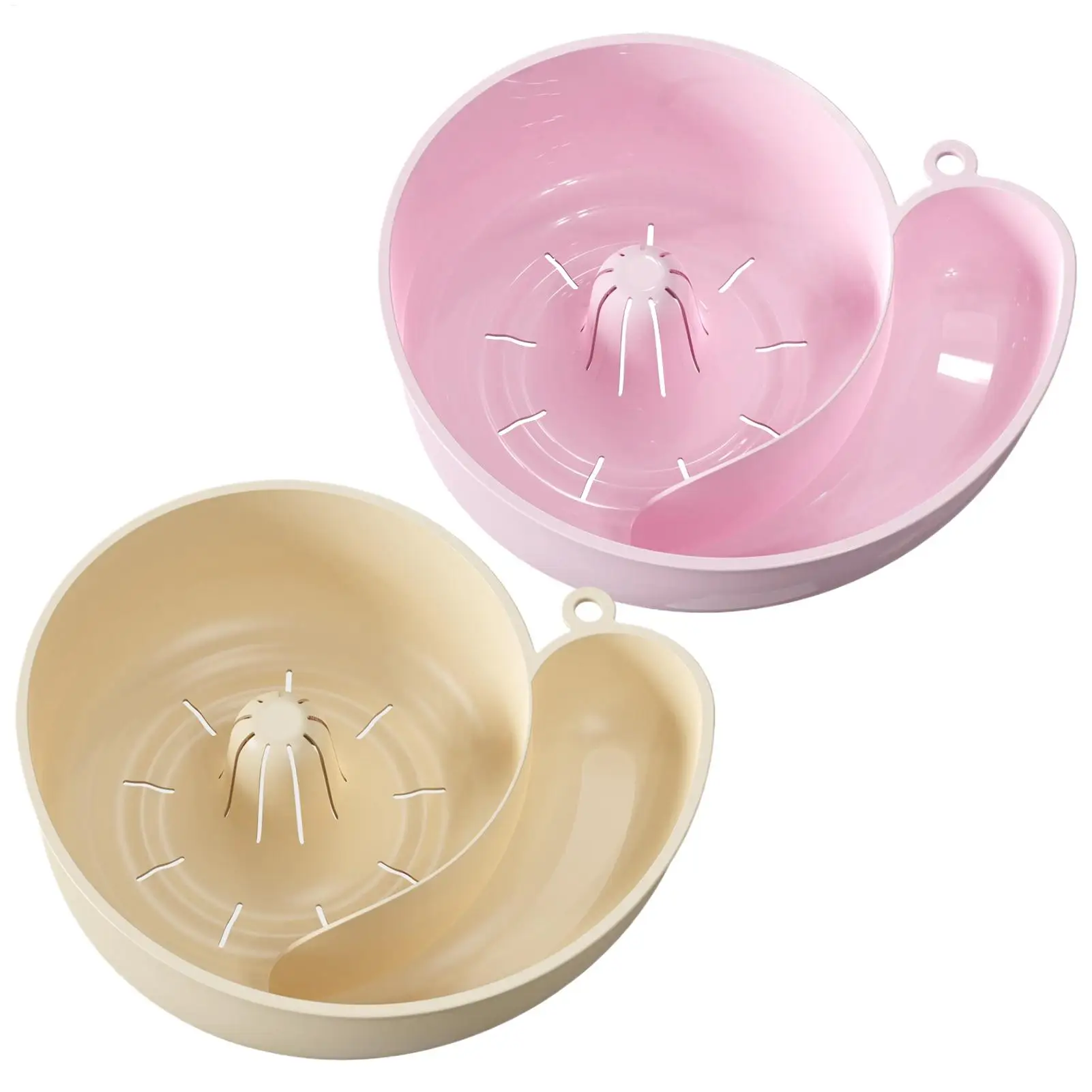 Vegetable Washing Basket Snail Shape Drain Automatic Cleaning Basket Fruit Plate Filter Fruit Washing kitchens accessories - Image 3