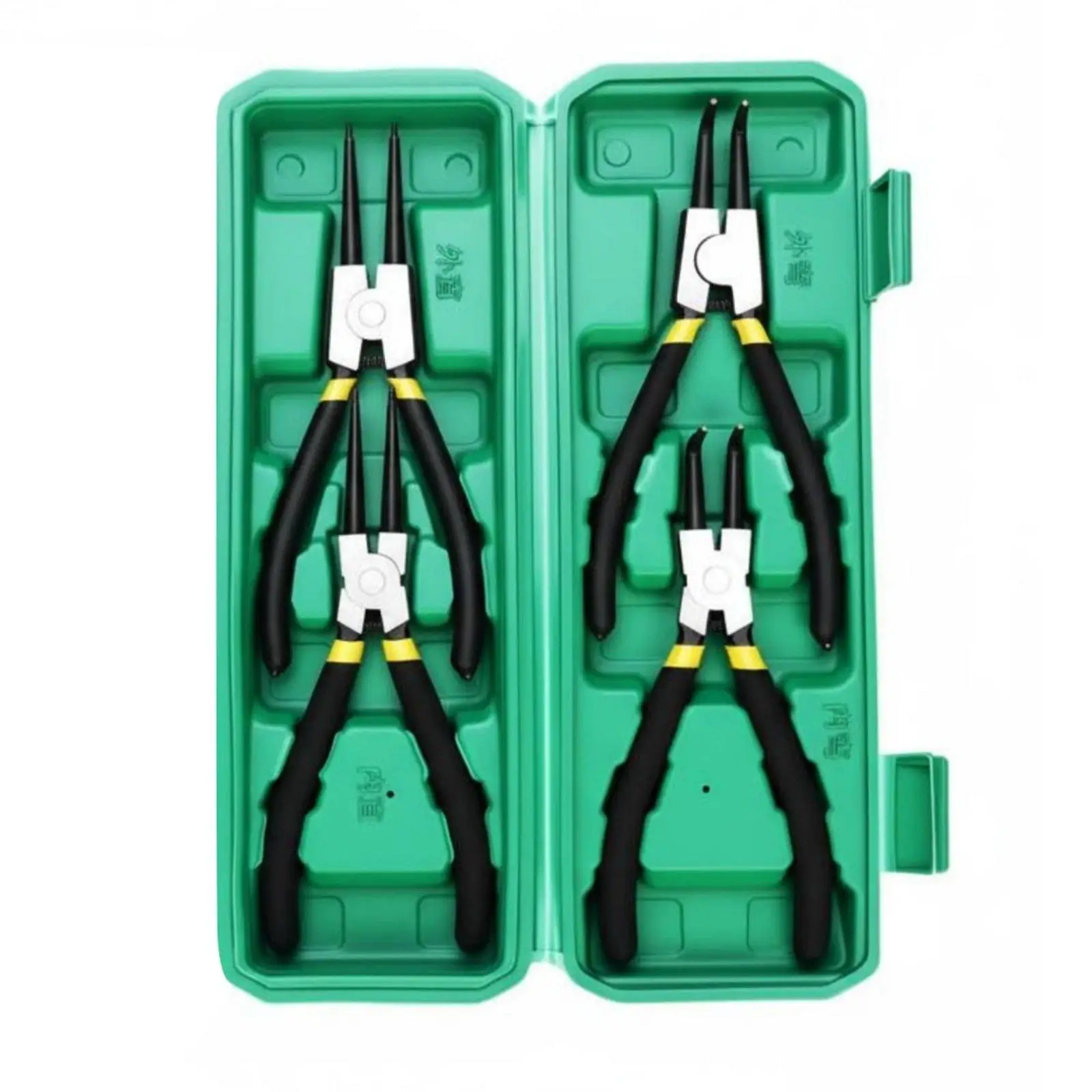 4 Pieces Internal External Circlip Industrial Grade Circlip Kit
