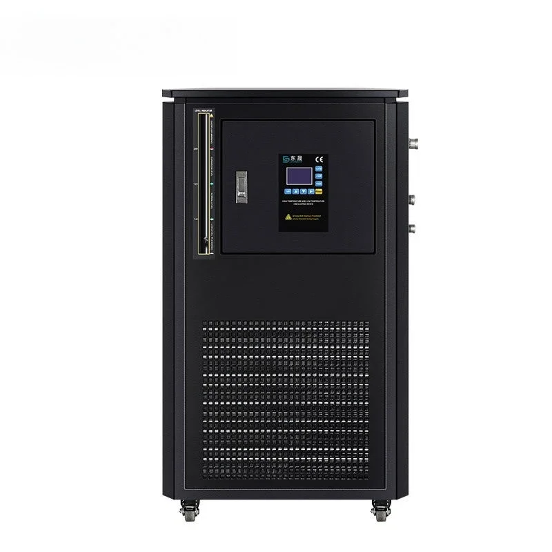 

High and low temperature integrated machine, heating and cooling closed liquid cycle