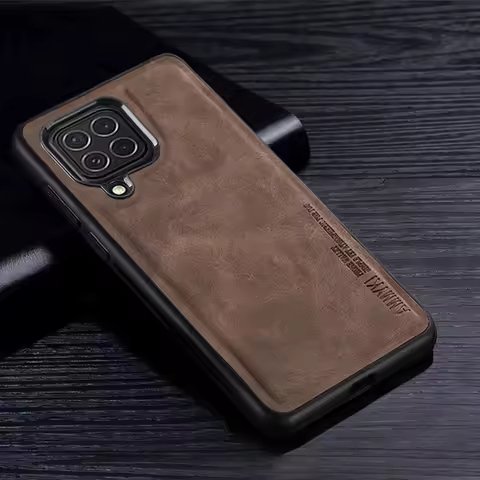 2025 For Samsung A02 M02 A022 ase PU leather Silicone Case For Samsung Galaxy A22 A32 4G 5G F62 M62 Case