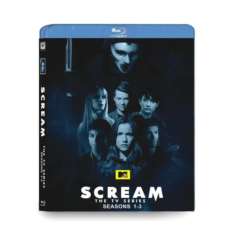 Scream Season 1 to 3 Blu ray Disc Brand New Unopened Box Set 3 Sheets