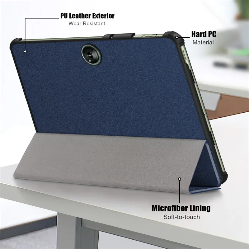 Per OPPO Pad Neo Case Magnetic Fold Leather Stand Tablet Shell Funda per OnePlus Pad Go Case per OPPO Pad Air 2 Smart Cover